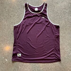 Tracksmith Twilight Purple Tank Top